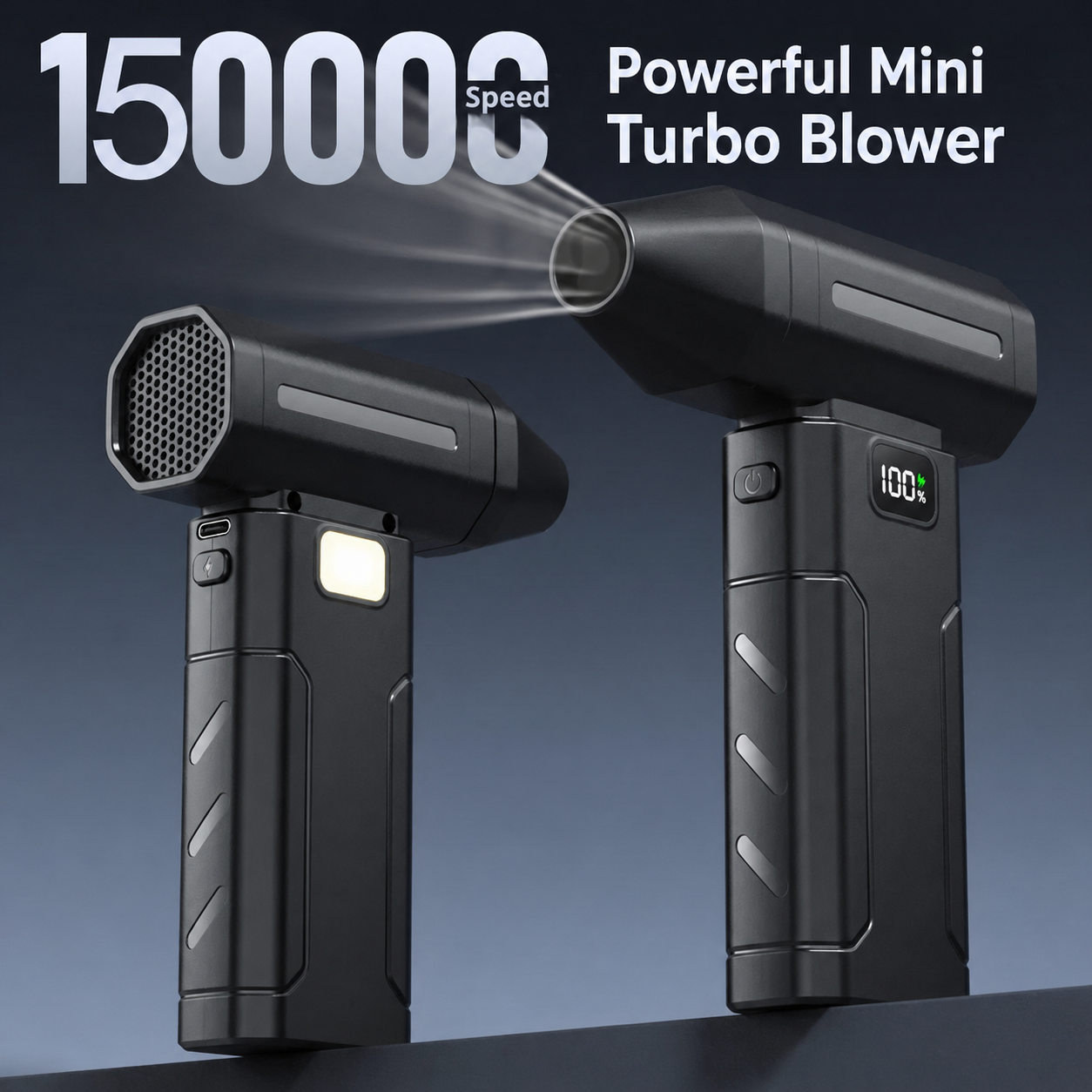 X8 Turbo Jet Electric Air Duster – 150,000 RPM Cordless Dust Blower