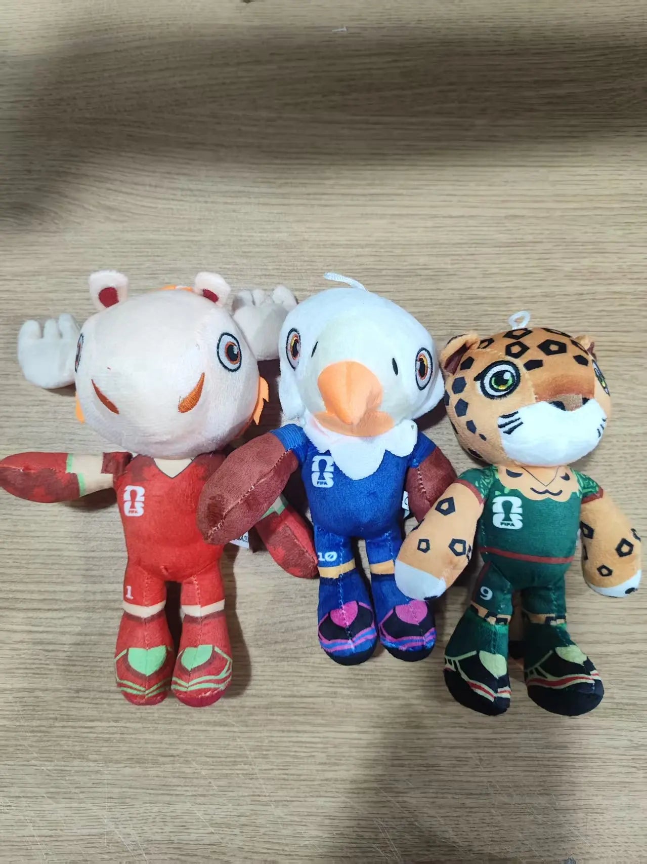 Genuine Panini 2026 US-Canada-Mexico Football Plush Toy Football Mascot Doll Doll Pendant Souvenir