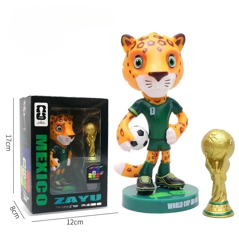 2026 Popular New Football Game Mascot: Jaguar Moose Bald Eagle Figurine Trophy Decorative Ornament Gift
