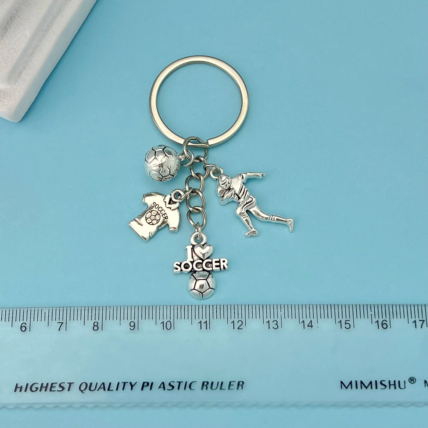 2026 World Cup Football Alloy Keychain – Sports Fan Accessory