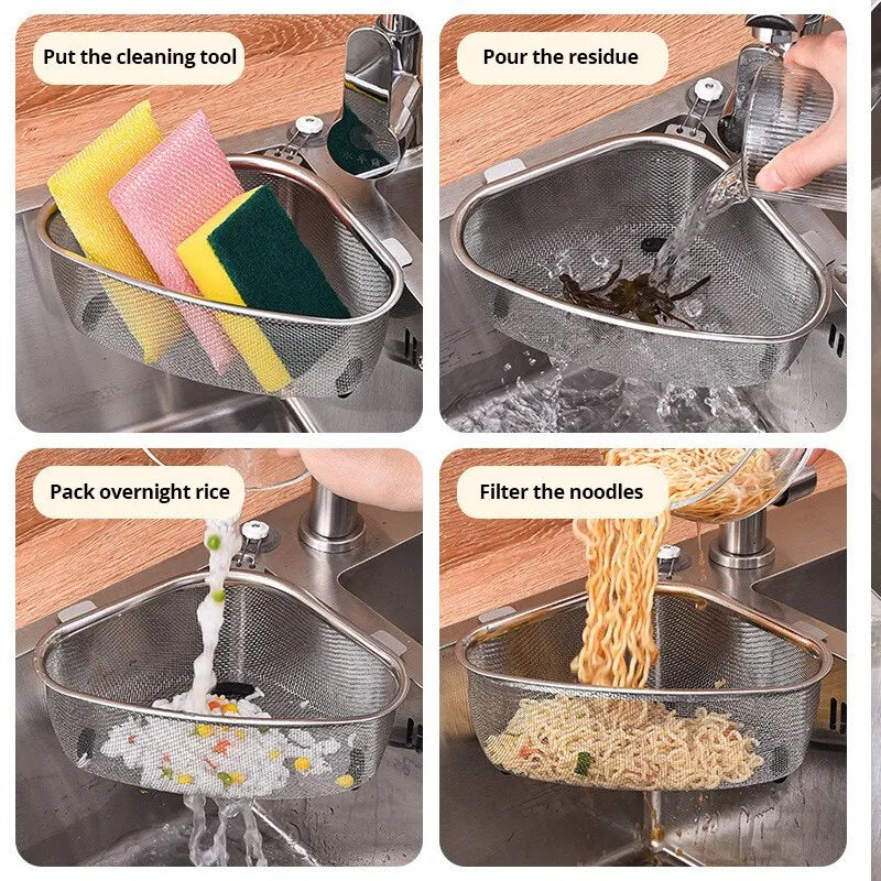 Stainless Steel Sink Strainer Basket