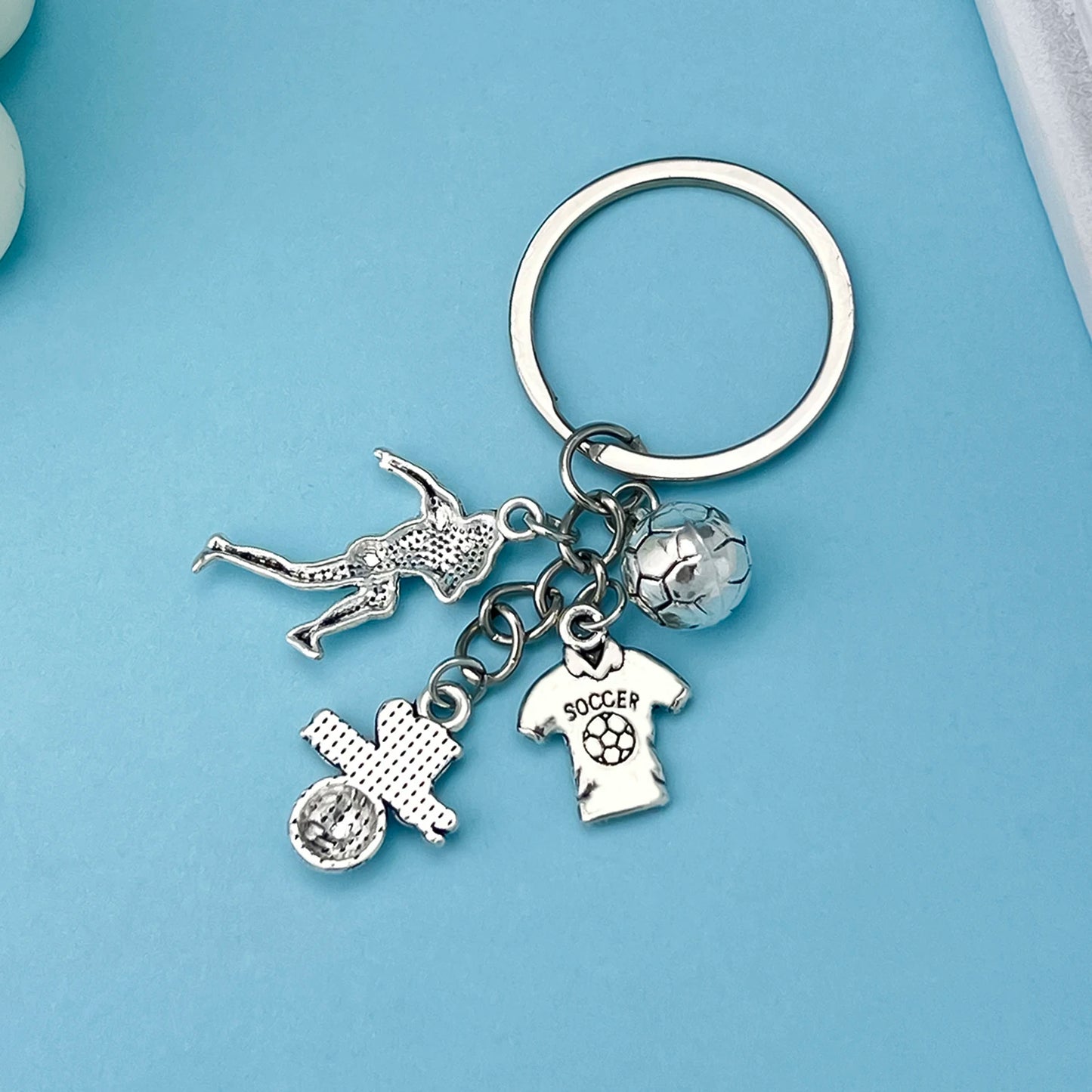 2026 World Cup Football Alloy Keychain – Sports Fan Accessory