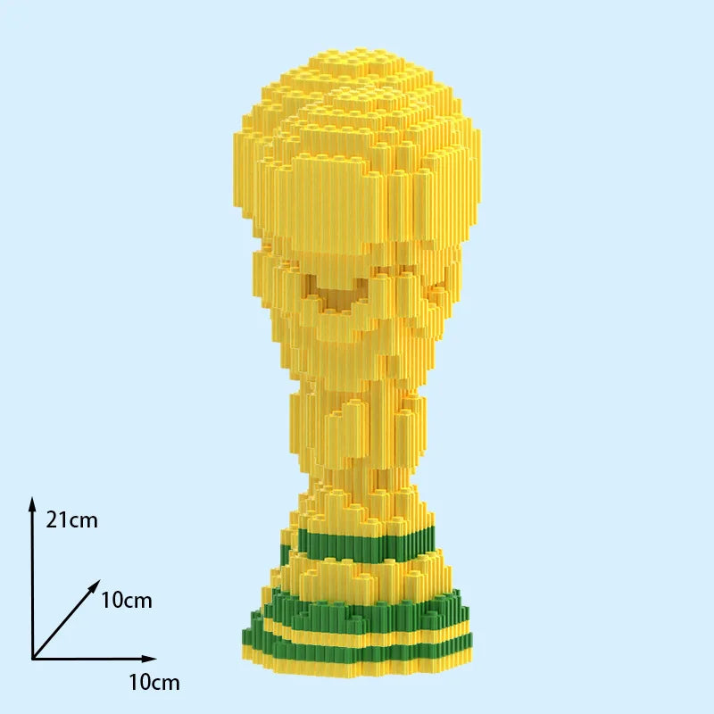 2026 FIFA World Cup Mascot Building Blocks Set Clutch Zayu Maple Mini Brick Soccer Figure Toy DIY Model Kit Collectible Gift Toy