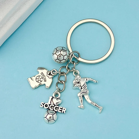 2026 World Cup Football Alloy Keychain – Sports Fan Accessory