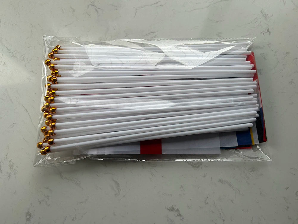 2026 World Cup Hand Flags & String Garlands – National Team Banner Decor