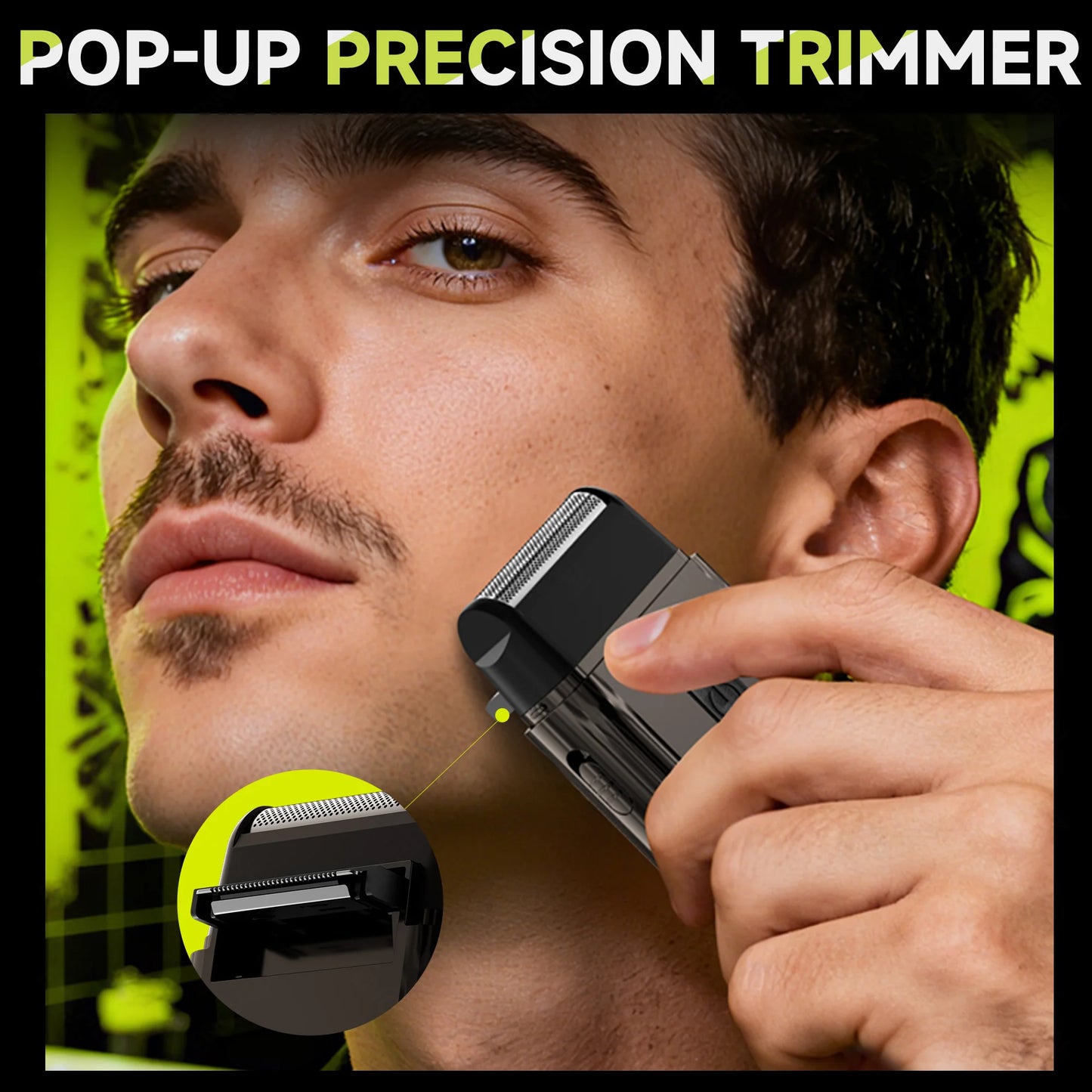 ENCHEN MS003 Compact Foil Shaver – Type-C Fast Charge, Pop-Up Trimmer