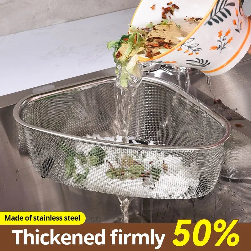 Stainless Steel Sink Strainer Basket