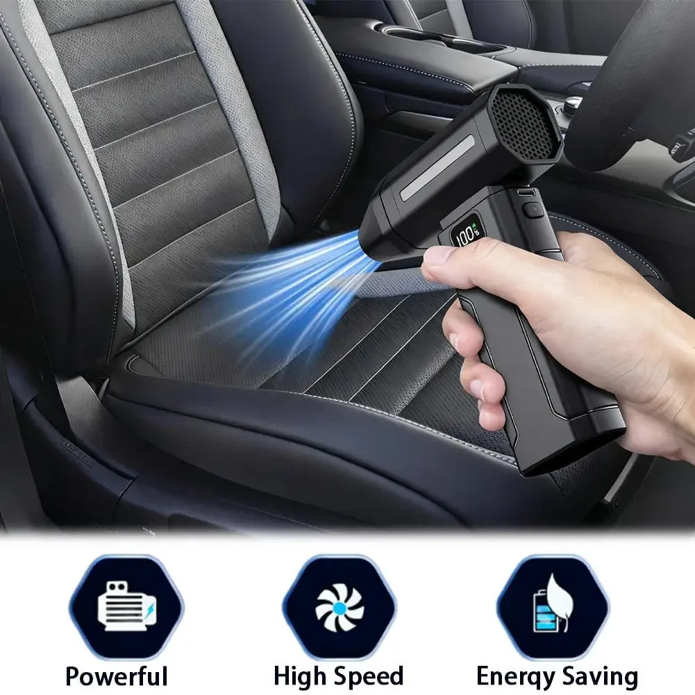 X8 Turbo Jet Electric Air Duster – 150,000 RPM Cordless Dust Blower